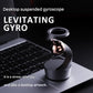 Desktop Levitating Gyro,Magnetic Floating Desk Toy for Stress Relief, Elegant Design-black