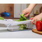 18-Piece Multi-Function Vegetable Chopper, Rotary Grater, Spiralizer and Slicer for Home Kitchen (All Black)