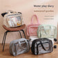 Waterproof beach bag with wet and dry separation, gym and swim storage bag, toiletries and cosmetic bag for swimsuits and goggles (Gray has shoe compartment)