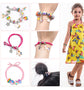 Unicorn DIY Beaded Bracelet Kit for Kids - Red Crystal Beads and Charms Jewelry Set with Gift Box