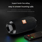 Black Portable Bluetooth Speaker - HiFi 360 Degree Audio Wireless Mini Speaker, Support Hands-free Calling
