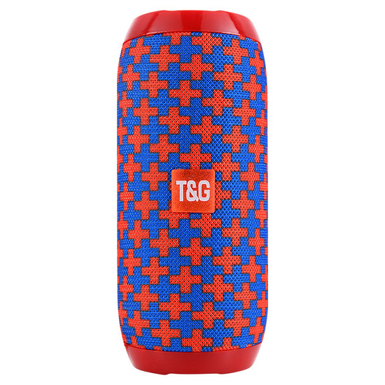 Red (cross red) Portable Bluetooth Speaker - HiFi 360 Degree Audio Wireless Mini Speaker, Support Hands-free Calling