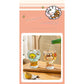 Mini Cartoon Glass Tumbler 400ml,Cute Beer and Juice Cup for Cold Drinks(Brown bear)