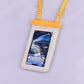 IPX8 Waterproof Phone Pouch with Inflatable Floating Layer,Touchscreen Dry Bag for Swimming(white)