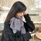 Khaki Imitation Cashmere Solid Scarf - Warm Winter Shawl for Men and Women