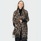 Stylish Animal Print Scarf - Warm Fall/Winter Shawl with Tassels, Imitation Cashmere(Khaki)