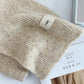 Yellow Cozy Knit Scarf - Soft Wool-Blend Winter Neck Wrap, Warm and Stylish