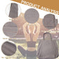 Yoga Mat Tote Bag - Durable Canvas Shoulder Bag for Outdoor Workouts & Travel(Black)