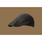 Retro Newsboy Cap - Unisex Vintage Flat Beret with Visor(Gray)