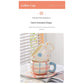 Hand-Painted Ceramic Coffee Cup and Saucer Set - Vintage Afternoon Tea(Blue five-pointed star)