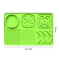 Pet Slow Feeder Lick Mat with Suction Cups - Anti-Anxiety Dog Feeding Mat(Green)