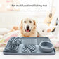 Pet Slow Feeder Lick Mat with Suction Cups - Anti-Anxiety Dog Feeding Mat(Green)