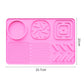 Pet Slow Feeder Lick Mat with Suction Cups - Anti-Anxiety Dog Feeding Mat(Pink)