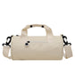 Waterproof Oxford Cylindrical Travel Bag - Large Capacity Handbag with Shoulder Strap(White)