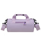 Waterproof Oxford Cylindrical Travel Bag - Large Capacity Handbag with Shoulder Strap(Light Purple)