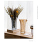 Nordic-Style Glass Vase - Elegant Fluted Flower Vase for Home Decor(Yellow)