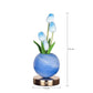 Pink Tulip Night Light - Floral Table Lamp for Bedroom Ambiance