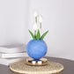 White Tulip Night Light - Floral Table Lamp for Bedroom Ambiance