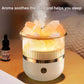 Crystal Humidifier with LED Light - Aromatherapy Diffuser for Home Relaxation(white)