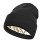 Premium Warm Beanie with Silk Satin Lining(black)