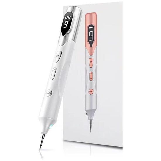 Professional 9-Level Skin Tag & Spot Remover Pen - USB Rechargeable Beauty Device(Silver)
