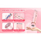 2-in-1 Ladies Electric Shaver & Trimmer - IPX7 Waterproof, USB-C Rechargeable, Dual Head Design(pink)