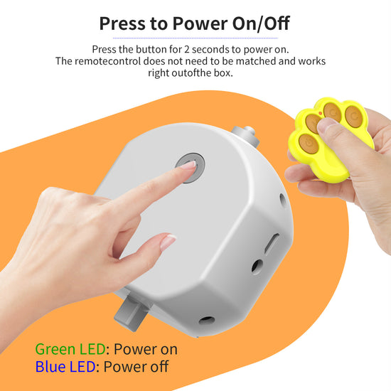 Interactive Auto Pet Toy Ball with Remote Control - USB Rechargeable, LED Lights, Sturdy & Waterproof(yellow)