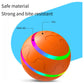 Interactive Auto Pet Toy Ball with Remote Control - USB Rechargeable, LED Lights, Sturdy & Waterproof(yellow)