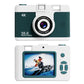Compact 4K Digital Camera - 50MP, 16x Zoom, 2.4-inch IPS Screen, WiFi & Fill Light - Retro CCD Style(Green)