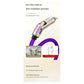 Universal PD Fast Charging Cable with LED Indicator - Zinc Alloy, Durable 1.5m Silicone Cord - Multiple Connector Options(White)
