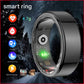 Advanced Smart Health Ring - 24/7 Heart Rate, SpO2, Sleep & Activity Tracker with Magnetic Charging(Silver)