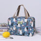 Versatile Portable Handled Bag - Durable Waterproof Fabric, Ideal for Toiletries, Lunch & Travel(Light blue white bear)