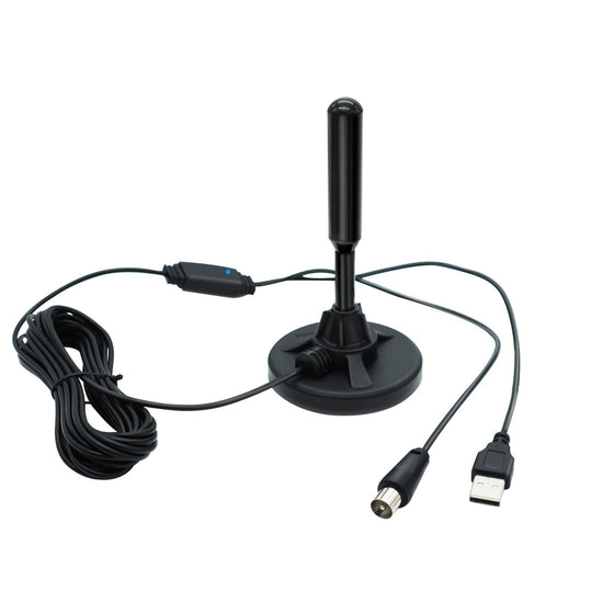 HD 4K Digital TV Antenna - 22dB High Gain, Long Range Reception with 5m Cable & IEC Connector