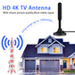 HD 4K Digital TV Antenna - 22dB High Gain, Long Range Reception with 5m Cable & IEC Connector