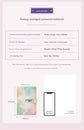 A5 Tie-Dye Journal with Combination Lock - 240 Pages, Soft Touch Cover Diary(Pink Green)