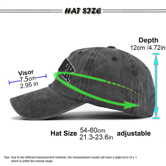 Vintage New York Est. 1625" Washed Cotton Baseball Cap - Adjustable & Unisex(black)"