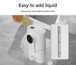 Smart Automatic Mouthwash Dispenser - Wall-Mounted, 3 Adjustable Levels, LED Display & Magnetic Cups(white)
