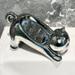 Charming Cat-Shaped Ceramic Soap Dish - Creative & Versatile Home Decor Accent(Silver)