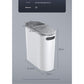 Slim Press-Top Trash Can with Top Storage Compartment - Narrow Design for Bathroom & Small Spaces(Ash cover + ash bucket)