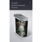Slim Press-Top Trash Can with Top Storage Compartment - Narrow Design for Bathroom & Small Spaces(Ash cover + ash bucket)