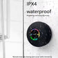 IPX4 Waterproof Bluetooth Shower Speaker with Suction Cup & LED Lights - Hands-Free Calling(black)