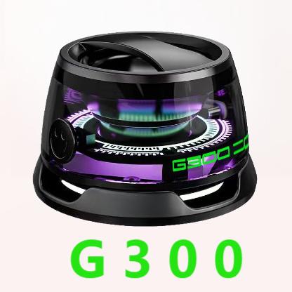 G300 Magnetic Suction Bluetooth Speaker - RGB Lights, 40mm Driver, 6H Playtime(black)