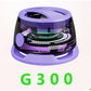 G300 Magnetic Suction Bluetooth Speaker - RGB Lights, 40mm Driver, 6H Playtime(Purple)