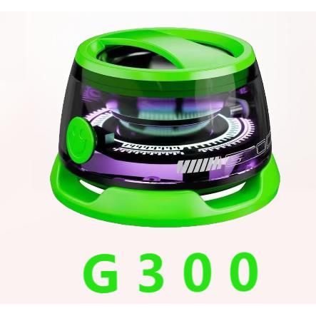 G300 Magnetic Suction Bluetooth Speaker - RGB Lights, 40mm Driver, 6H Playtime(Green)