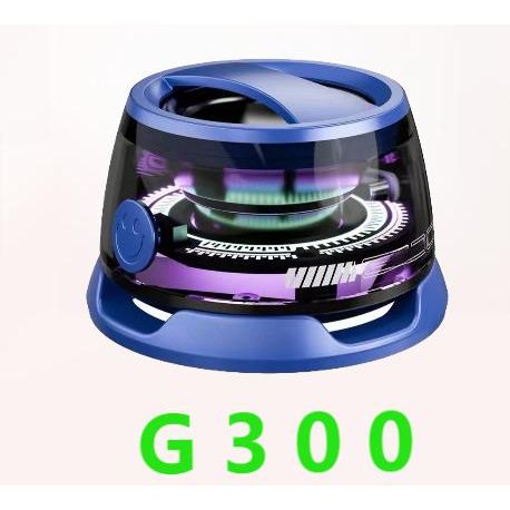G300 Magnetic Suction Bluetooth Speaker - RGB Lights, 40mm Driver, 6H Playtime(Blue)