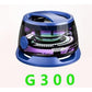 G300 Magnetic Suction Bluetooth Speaker - RGB Lights, 40mm Driver, 6H Playtime(Blue)