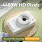 Student HD Digital Camera - 44MP, 8x Zoom, Autofocus, Dual Lens, Type-C Charging (Silver)