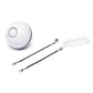 Smart USB Rechargeable Pet Interactive Rolling Ball(White)