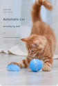 Smart USB Rechargeable Pet Interactive Rolling Ball(White)