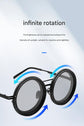 Adjustable ND9 Filter Sunglasses,Steampunk Retro Design with Polarized HD Anti-Glare Lenses(black)